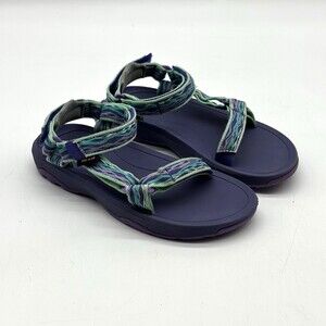 Teva Kid's Hurricane XLT 2 Purple Blue Strappy Sport Water Sandals Girl's Size 2